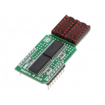 MATRIX R CLICK; Click board; LED matrix; SPI; MAX7219; mikroBUS connector; 5VDC; MIKROELEKTRONIKA