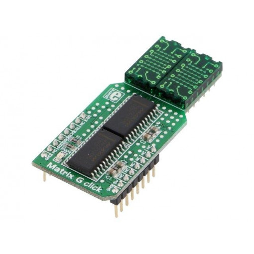 MATRIX G CLICK; Click board; LED matrix; SPI; MAX7219; mikroBUS connector; 5VDC; MIKROELEKTRONIKA