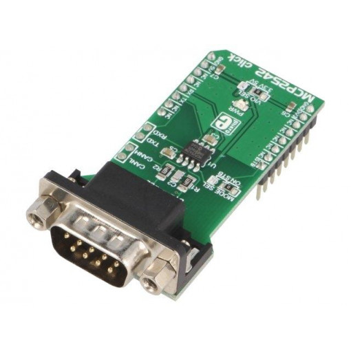 MCP2542 CLICK; Click board; converter; CAN,UART; MCP2542; 3.3/5VDC; MIKROELEKTRONIKA