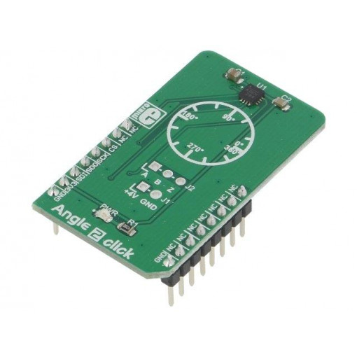ANGLE 2 CLICK; Click board; tilt sensor; SPI; MA700; mikroBUS connector; 3.3VDC; MIKROELEKTRONIKA