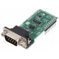 MCP2517FD CLICK; Click board; interface; SPI; ATA6563,MCP2517FD; 3.3/5VDC; MIKROELEKTRONIKA