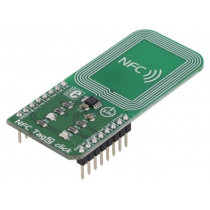 NFC TAG 2 CLICK; Click board; RFID; I2C; NT3H1101; mikroBUS connector; 3.3VDC; MIKROELEKTRONIKA