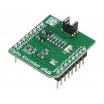 OPTO ENCODER CLICK; Click board; opto encoder; I2C; TCUT1600X01; mikroBUS connector; MIKROELEKTRONIKA
