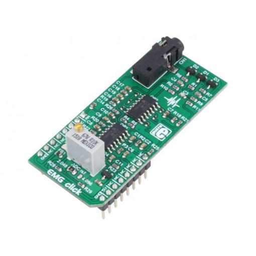 EMG CLICK BUNDLE; Click board; electromyograph; analog; MAX6106; 5VDC; MIKROELEKTRONIKA