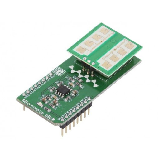 MICROWAVE CLICK; Click board; motion sensor; analog; PD-V11; 5VDC; MIKROELEKTRONIKA