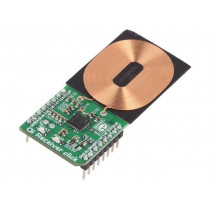 QI RECEIVER CLICK; Click board; induction charging; GPIO,I2C; P9025AC; 3.3/5VDC; MIKROELEKTRONIKA