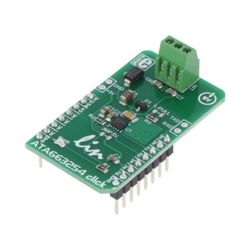 ATA663254 CLICK; Click board; interface; GPIO,LIN,UART; ATA663254; 5VDC; MIKROELEKTRONIKA