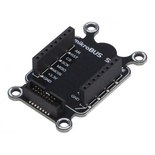 MIKROBUS SHUTTLE; Click board; adaptor; mikroBUS Shuttle,mikroBUS connector; MIKROELEKTRONIKA