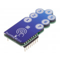 TOUCHKEY 3 CLICK; Click board; 7-button capacitive keypad; GPIO,SPI; AT42QT1110; MIKROELEKTRONIKA