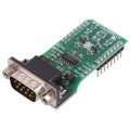ATA6570 CLICK; Click board; adaptor; CAN,SPI,UART; ATA6570; D-Sub 9pin; 3.3/5VDC; MIKROELEKTRONIKA