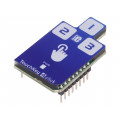 TOUCH KEY 4 CLICK; Click board; 3-button capacitive keypad; I2C; CAP1293; 3.3/5VDC; MIKROELEKTRONIKA