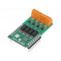 OPTO 2 CLICK; Click board; isolator; GPIO; TLP2770; mikroBUS connector,screw; MIKROELEKTRONIKA