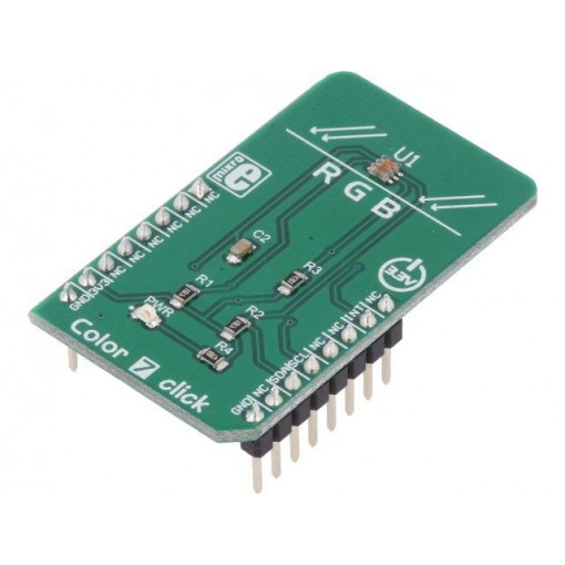 COLOR 7 CLICK; Click board; 10 DOF IMU,colour sensor; I2C; TCS3472; 3.3VDC; MIKROELEKTRONIKA