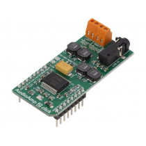 AUDIOAMP 2 CLICK; Click board; amplifier; GPIO; TDA7491; 3.3/5VDC; MIKROELEKTRONIKA