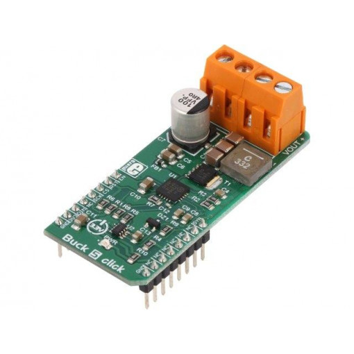 BUCK 5 CLICK; Click board; DC/DC converter; SPI; MAX17506; 3.3VDC; MIKROELEKTRONIKA