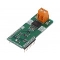 HALL CURRENT 3 CLICK; Click board; ammeter; I2C; MLX91210; mikroBUS connector,screw; MIKROELEKTRONIKA
