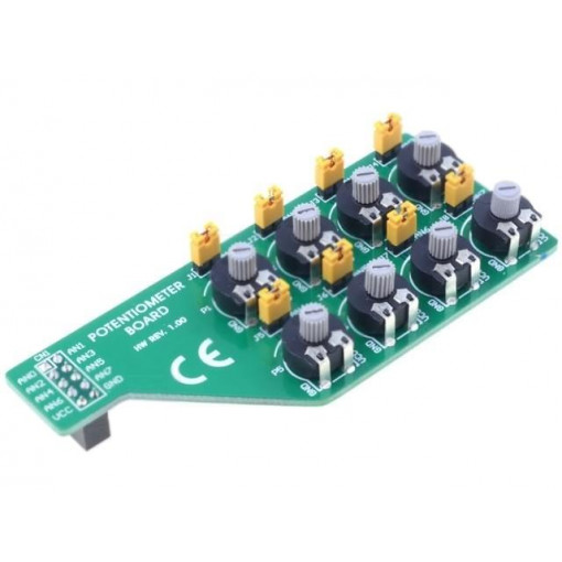 POTENTIOMETER BOARD; Expansion board; IDC10; prototype board; MIKROELEKTRONIKA
