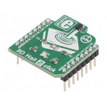 3D HALL 2 CLICK; Click board; Hall sensor; I2C; TLV493D-A1B6; mikroBUS connector; MIKROELEKTRONIKA 3D HALL 2 CLICK; Click board; Hall sensor; I2C; TLV493D-A1B6; mikroBUS connector; MIKROELEKTRONIKA