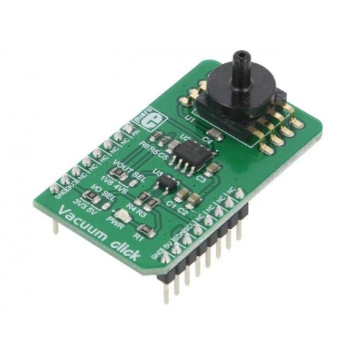 VACUUM CLICK; Click board; pressure sensor; I2C,analog; MPXV6115V; 3.3/5VDC; MIKROELEKTRONIKA