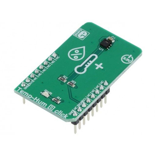 TEMP&HUM 8 CLICK; Click board; humidity/temperature sensor; I2C; SHT21; 3.3VDC; MIKROELEKTRONIKA