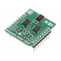 MAGNETIC LINEAR CLICK; Click board; magnetic field sensor; SPI; HMC1501; 3.3/5VDC; MIKROELEKTRONIKA
