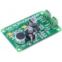 MICROPHONE AMP; Expansion board; screw terminal; prototype board; MIKROELEKTRONIKA