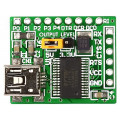 USB UART BOARD; Expansion board; USB B; Features: based on FT232R IC; MIKROELEKTRONIKA