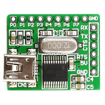 USB UART 2 BOARD; Expansion board; USB B; Features: MCP2200; Interface: UART,USB; MIKROELEKTRONIKA