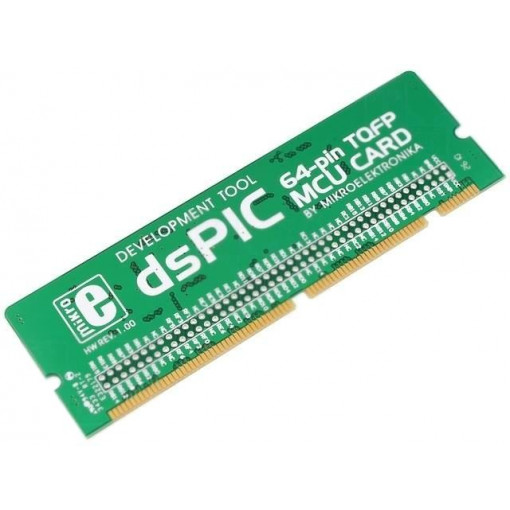 BIGDSPIC6 64-PIN TQFP MCU CARD EMPTY PCB; Multiadapter; Plug-In-Module board 64pin TQFP; prototype board; MIKROELEKTRONIKA BIGDSPIC6 64-PIN TQFP MCU CARD EMPTY PCB; Multiadapter; Plug-In-Module board 64pin TQFP; prototype board; MIKROELEKTRONIKA