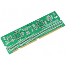 LV-24-33 V6 44-PIN TQFP MCU CARD EMPTY; Multiadapter; Plug-In-Module board 44pin TQFP; prototype board; MIKROELEKTRONIKA
