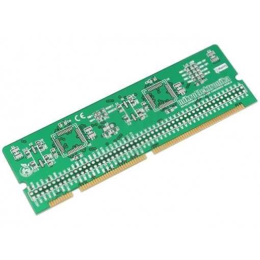 LV-24-33 V6 44-PIN TQFP MCU CARD EMPTY; Multiadapter; Plug-In-Module board 44pin TQFP; prototype board; MIKROELEKTRONIKA