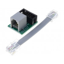 MIKROPROG TO ICD2 & ICD3 ADAPTER; Multiadapter; IDC10,RJ11; MIKROELEKTRONIKA