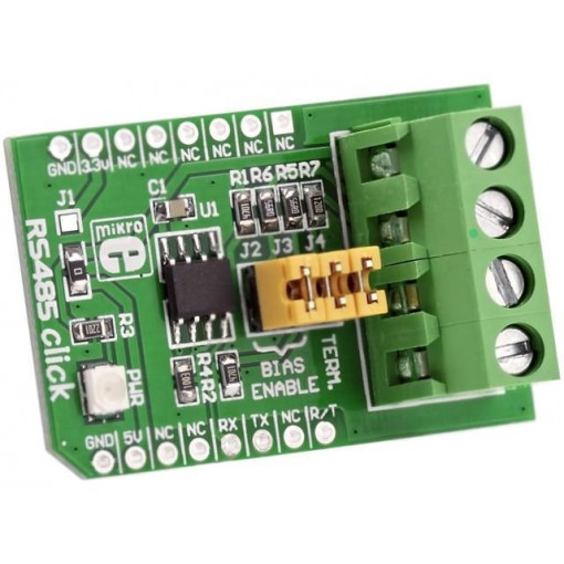 RS485 CLICK 5V; Click board; interface; RS422 / RS485; ADM485; 5VDC; MIKROELEKTRONIKA