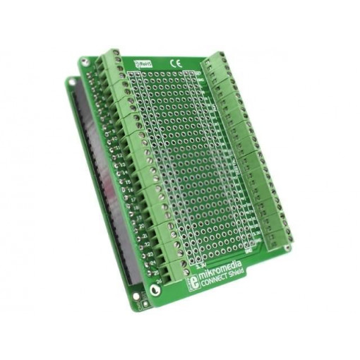 MIKROMEDIA CONNECT SHIELD; Expansion board; screw terminal; MIKROELEKTRONIKA