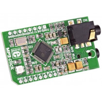 MP3 CLICK; Click board; MP3; SPI; VS1053; Jack 3,5mm,mikroBUS connector; MIKROELEKTRONIKA