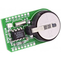 RTC2 CLICK; Click board; RTC; I2C; DS1307; mikroBUS connector; 5VDC; MIKROELEKTRONIKA