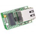 ETH CLICK; Click board; Ethernet controller; SPI; ENC28J60; 3.3VDC; MIKROELEKTRONIKA