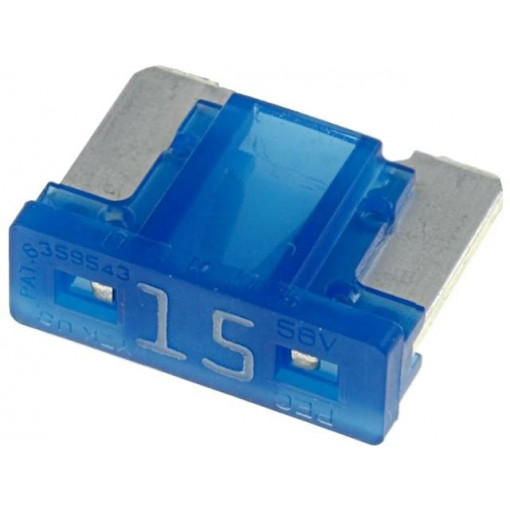 MINIVAL LOW PROFILE 15A; Fuse: fuse; 15A; 32V; automotive; MINIVAL LOW PROFILE; MTA MINIVAL LOW PROFILE 15A; Fuse: fuse; 15A; 32V; automotive; MINIVAL LOW PROFILE; MTA
