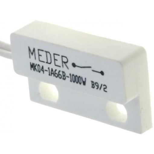 MK04-1A66B-1000W; Reed switch; Pswitch: 10W; 23x13.9x5.9mm; Connection: lead 1m; MEDER