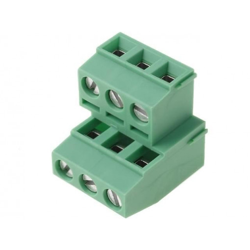 MKKDSN 1,5/ 3-5,08 1726066; PCB terminal block; angled 90°; 5.08mm; ways: 6; on PCBs; terminal; PHOENIX CONTACT