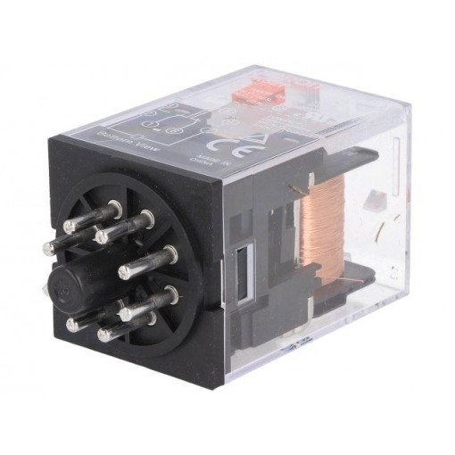 MKS2P AC110; Relay: electromagnetic; DPDT; Ucoil: 110VAC; 10A/250VAC; 10A/30VDC; OMRON