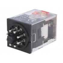MKS2PIN AC230; Relay: electromagnetic; DPDT; Ucoil: 230VAC; 10A/250VAC; 10A/30VDC; OMRON