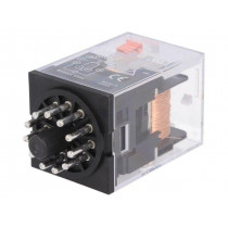 MKS3P-5 AC24; Relay: electromagnetic; 3PDT; Ucoil: 24VAC; 10A/250VAC; 10A/30VDC; OMRON