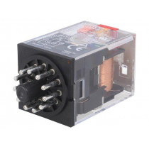 MKS3PI-5 AC230; Relay: electromagnetic; 3PDT; Ucoil: 230VAC; 10A/250VAC; 10A/30VDC; OMRON