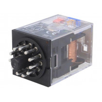 MKS3PI-5 DC24; Relay: electromagnetic; 3PDT; Ucoil: 24VDC; 10A/250VAC; 10A/30VDC; OMRON