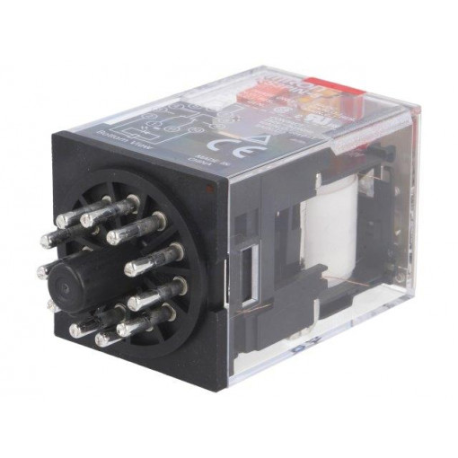 MKS3PIN-5 AC230; Relay: electromagnetic; 3PDT; Ucoil: 230VAC; 10A/250VAC; 10A/30VDC; OMRON