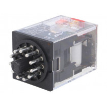 MKS3PIN-5 AC24; Relay: electromagnetic; 3PDT; Ucoil: 24VAC; 10A/250VAC; 10A/30VDC; OMRON