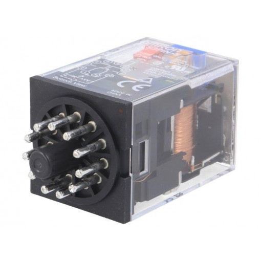 MKS3PIN-5 DC24; Relay: electromagnetic; 3PDT; Ucoil: 24VDC; 10A/250VAC; 10A/30VDC; OMRON