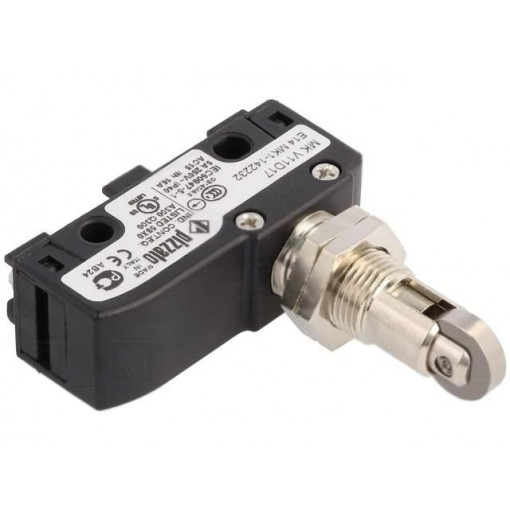 MK V11D17; Microswitch SNAP ACTION; with transverse roller; SPDT; 5A/24VDC; PIZZATO ELETTRICA