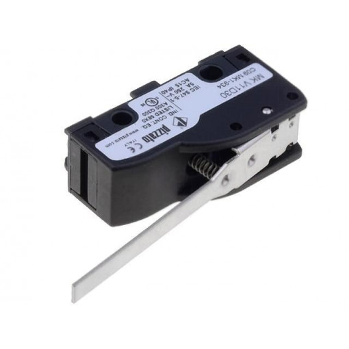 MK V11D30; Microswitch SNAP ACTION; with lever; SPDT; 6A/250VAC; 5A/24VDC; PIZZATO ELETTRICA